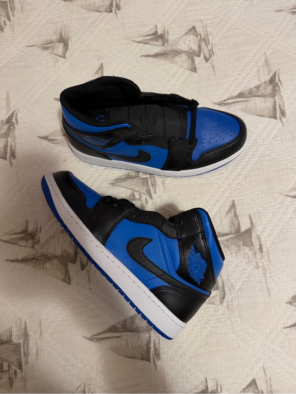 Nike Air Jordan 1 Retro High OG Sneakers in Blue and Black